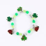 Shamrock / Ladybug Charm Bracelet