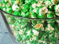 Green Candied Popcorn