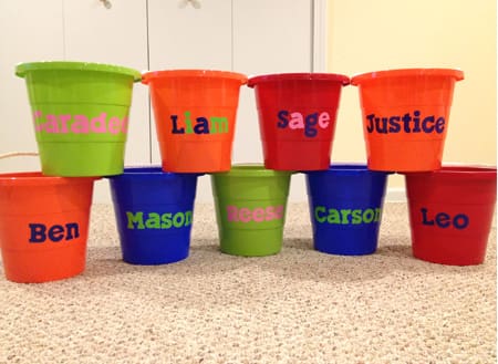 Rainbow Buckets
