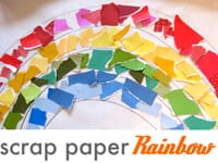 Scrap Paper Rainbow