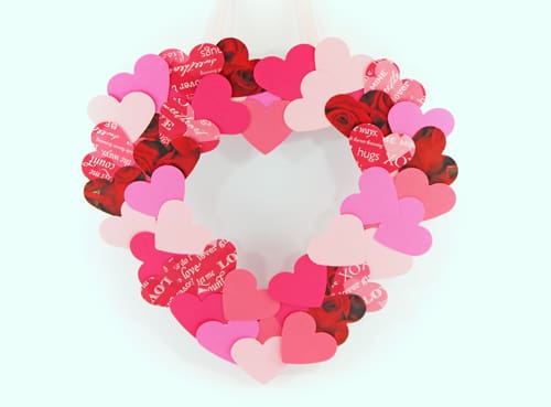 Valentine Wreath completed